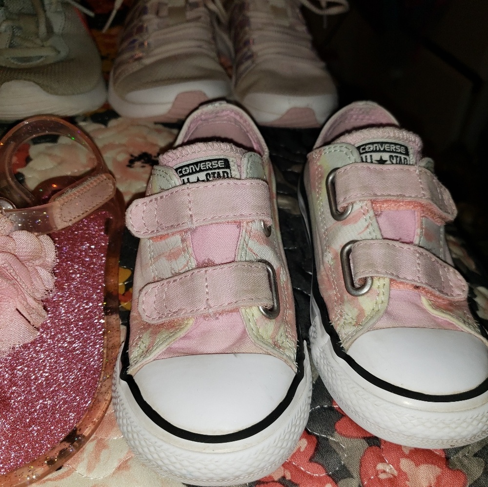 5 pairs Size 9 little girls shoes